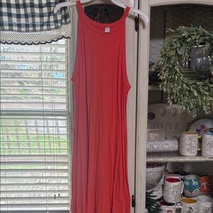 Women’s Sleeveless Coral Knit Dress Old Navy